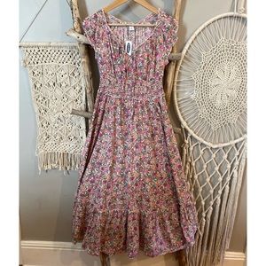 Smocked Waist Defined Old Navy Dress